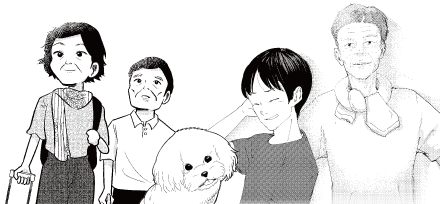 家族のイラスト